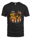 French Labrador Retriever Dog Shirt Funny 4Th Of July Floatie Design For Summer Beer Shirt, America Pool Party Shirt, Usa Flag Dog