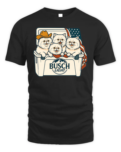 Persian Patriotic 4Th Of July Funny Beer Cat Cooler