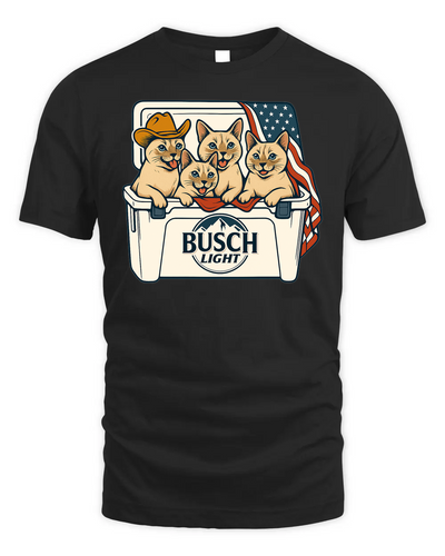 Burmese Patriotic 4Th Of July Funny Beer Cat Cooler