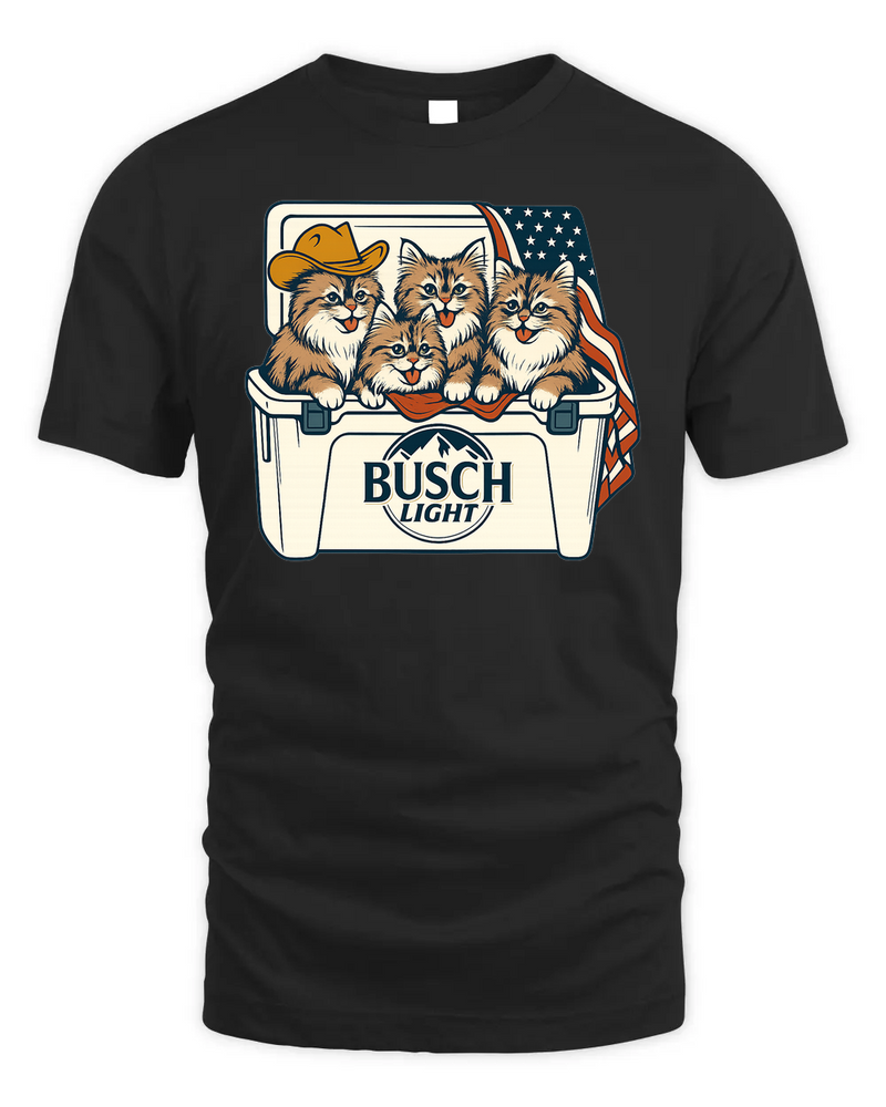 Siberian Cat Patriotic 4Th Of July Funny Beer Cat Cooler