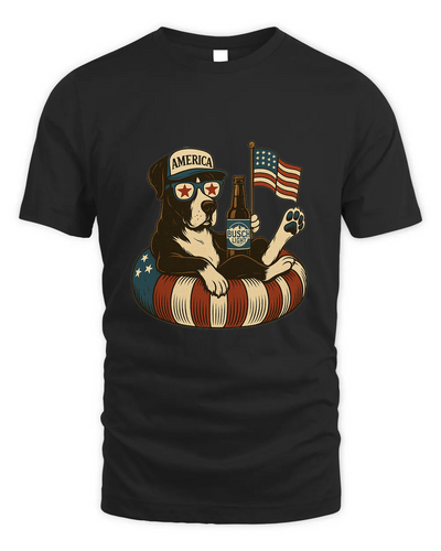 Great Dane Patriotic Dog Shirt Funny 4Th Of July Floatie Design For Summer Beer Shirt, America Pool Party Shirt, Usa Flag Dog