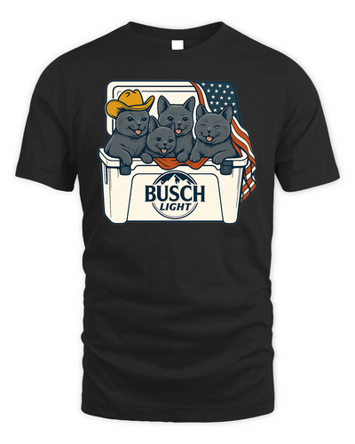 Chartreux Patriotic 4Th Of July Funny Beer Cat Cooler