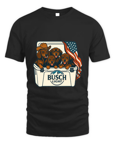 Dachshund Patriotic 4Th Of July Funny Beer Dog Cooler, Independence Cooler Puppies, Summer 4Th Of Jult Cooler Beer, Dogs In Cooler Shirt