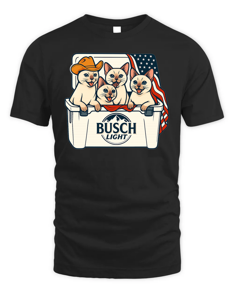 Tonkinese Patriotic 4Th Of July Funny Beer Cat Cooler