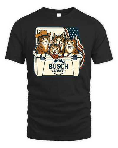 Laperm Patriotic 4Th Of July Funny Beer Cat Cooler