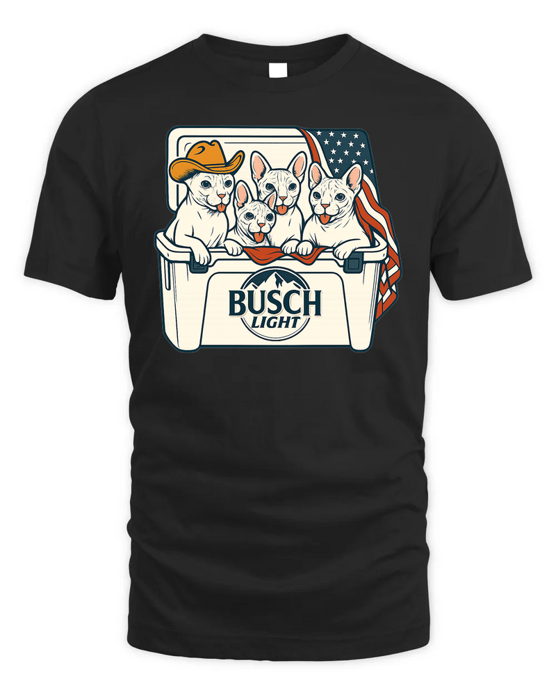 Sphynx Patriotic 4Th Of July Funny Beer Cat Cooler