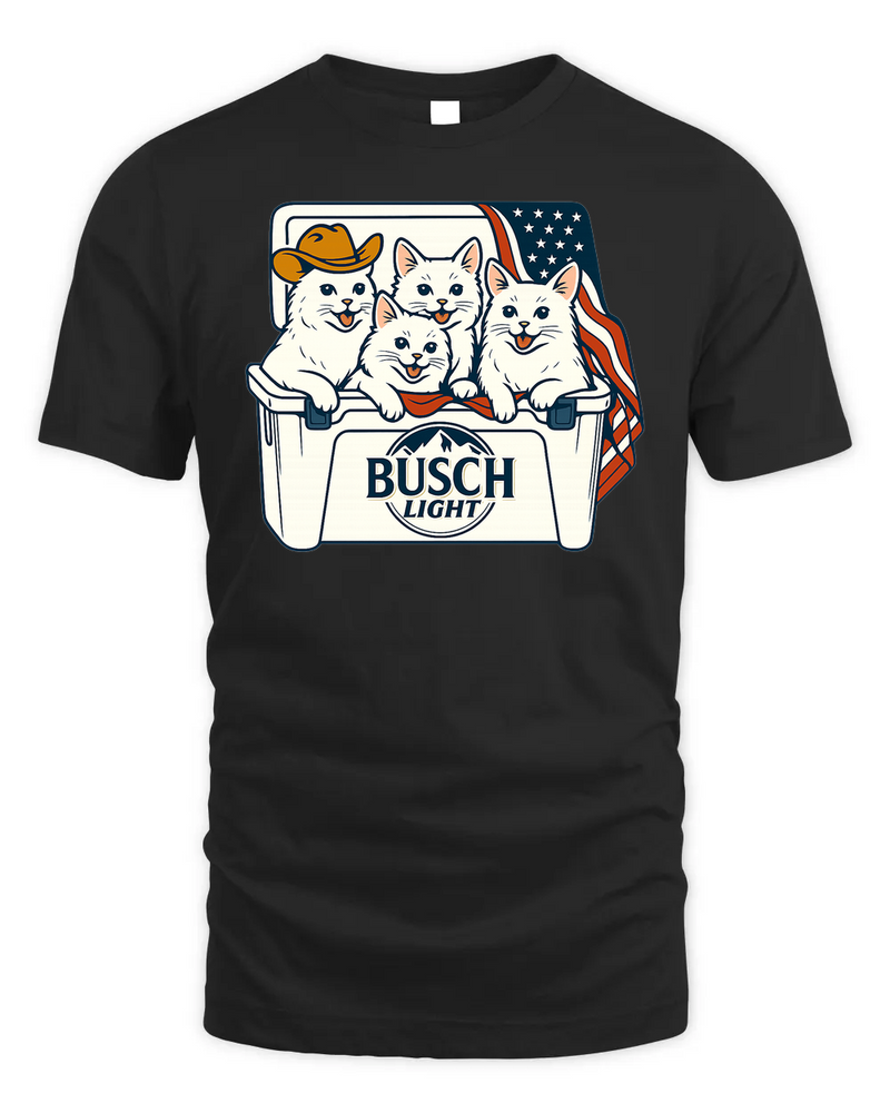 Turkish Angora Patriotic 4Th Of July Funny Beer Cat Cooler