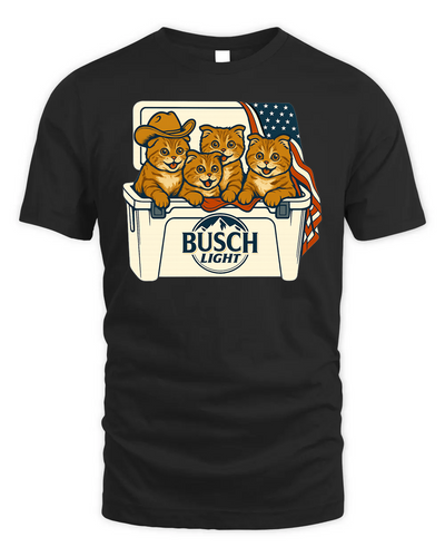 Scottish Fold Patriotic 4Th Of July Funny Beer Cat Cooler