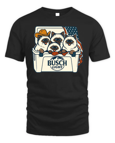 Himalayan Cat Patriotic 4Th Of July Funny Beer Cat Cooler