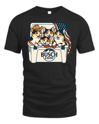 Japanese Bobtail Patriotic 4Th Of July Funny Beer Cat Cooler