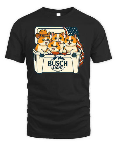 Exotic Shorthair Patriotic 4Th Of July Funny Beer Cat Cooler