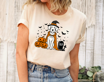 Bedlington Terrier Dog Halloween Shirt, Spooky Whippet Witch Shirt, Pumpkin Bedlington Terrier Dog, Halloween Dog Lover Gift