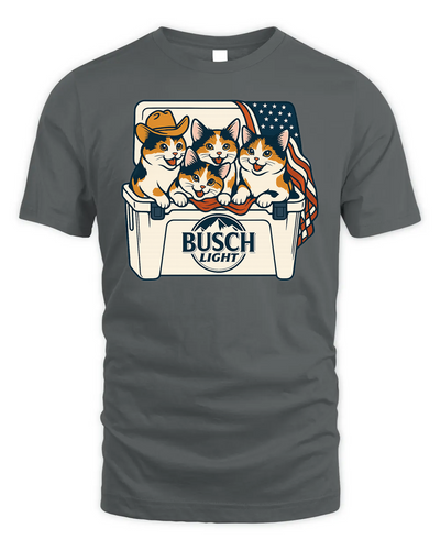 Japanese Bobtail Patriotic 4Th Of July Funny Beer Cat Cooler
