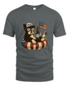 French Bulldog Patriotic Dog Shirt Funny 4Th Of July Floatie Design For Summer Beer Shirt, America Pool Party Shirt, Usa Flag Dog
