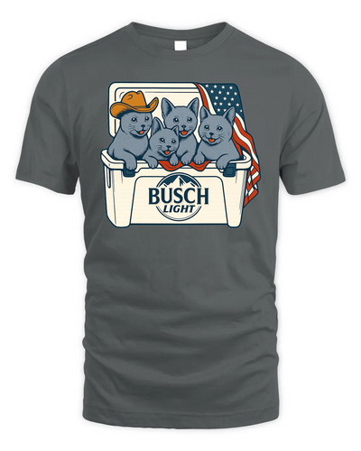 Russian Blue Patriotic 4Th Of July Funny Beer Cat Cooler