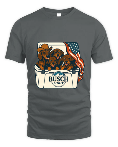 Dachshund Patriotic 4Th Of July Funny Beer Dog Cooler, Independence Cooler Puppies, Summer 4Th Of Jult Cooler Beer, Dogs In Cooler Shirt