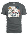 Cornish Rex Cat Patriotic 4Th Of July Funny Beer Cat Cooler