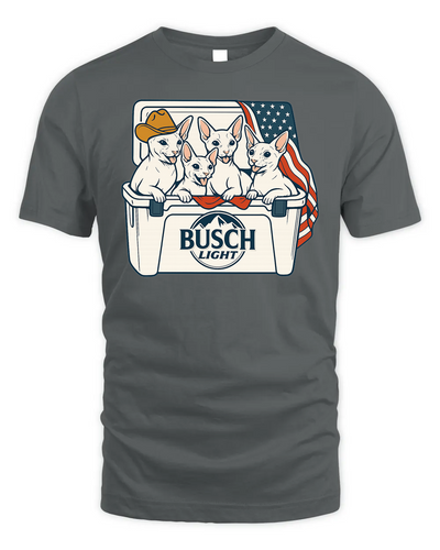 Cornish Rex Cat Patriotic 4Th Of July Funny Beer Cat Cooler