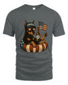 Doberman Pinscher Patriotic Dog Shirt Funny 4Th Of July Floatie Design For Summer Beer Shirt, America Pool Party Shirt, Usa Flag Dog