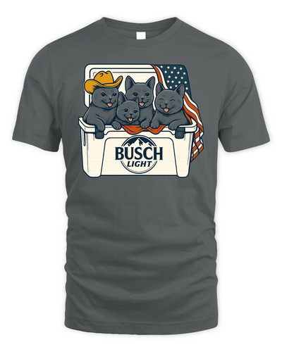 Chartreux Patriotic 4Th Of July Funny Beer Cat Cooler