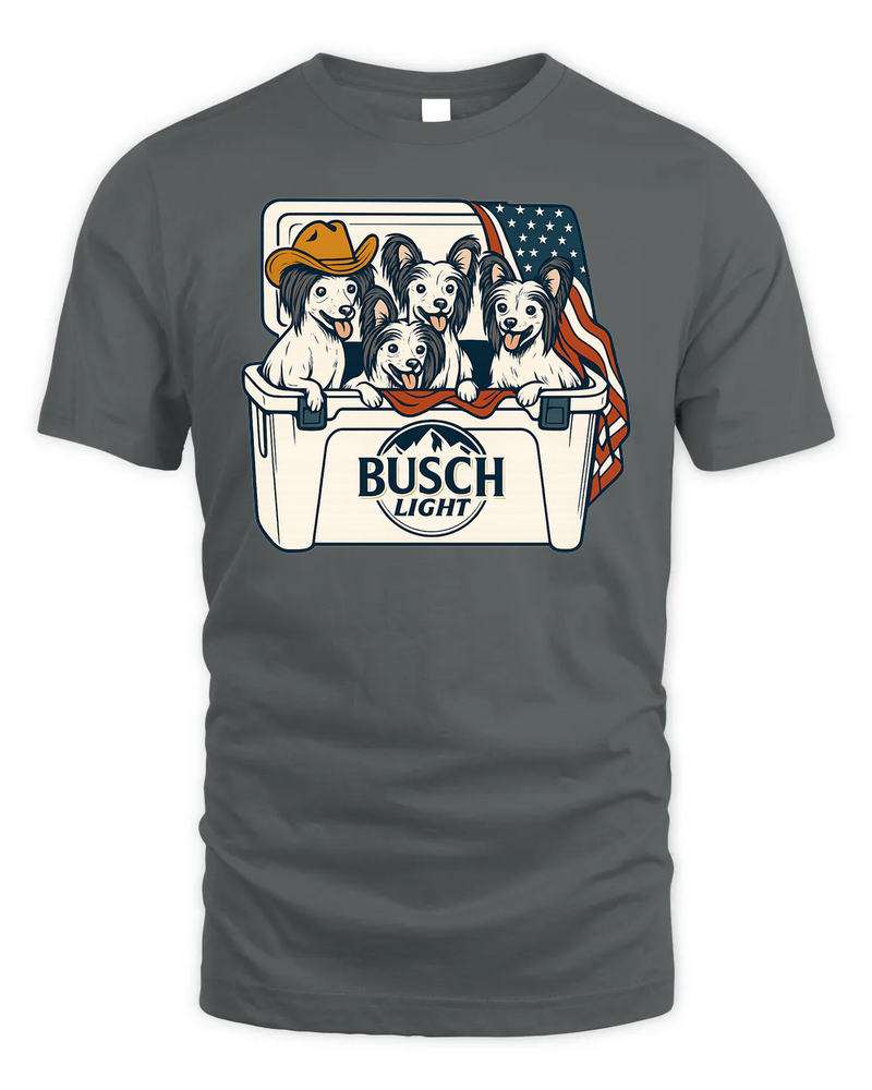 Chinese Crested Patriotic 4Th Of July Funny Beer Dog Cooler