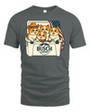 Exotic Shorthair Patriotic 4Th Of July Funny Beer Cat Cooler