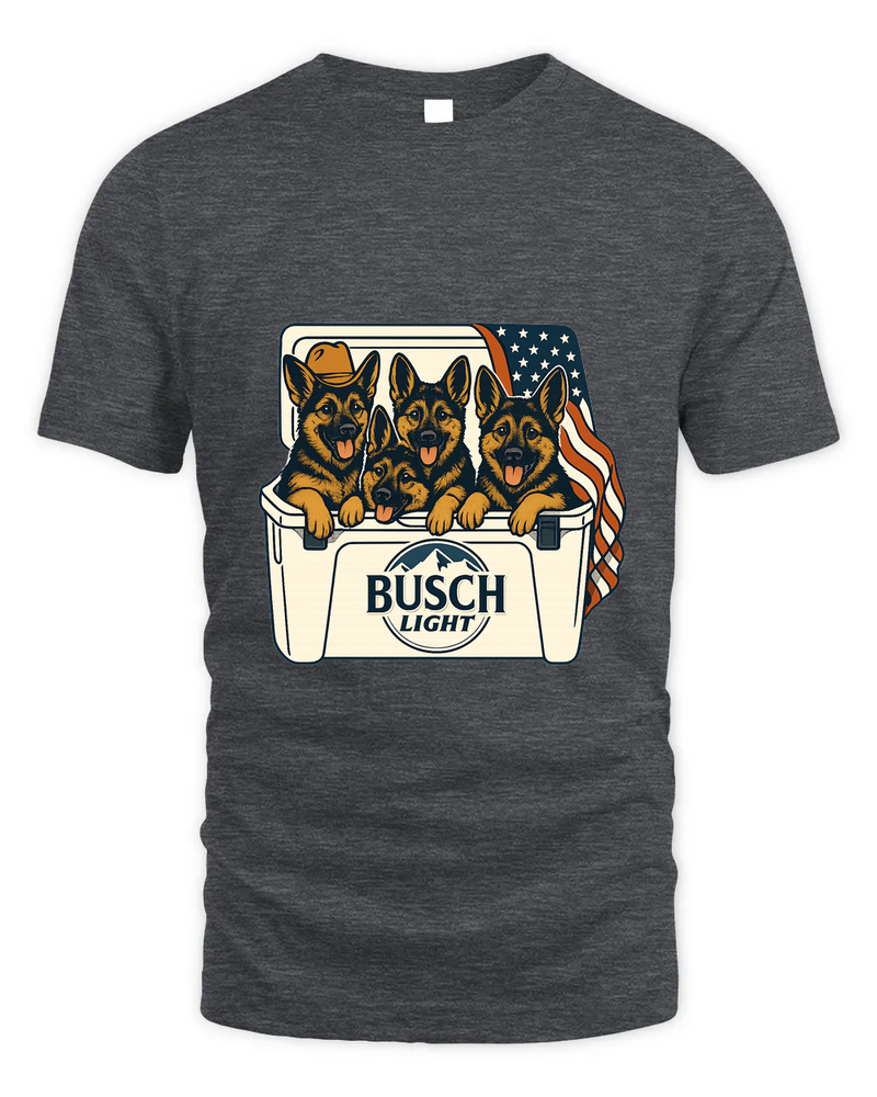 German Shepherd Patriotic 4Th Of July Funny Beer Dog Cooler, Independence Cooler Puppies, Summer 4Th Of Jult Cooler Beer, Dogs In Cooler Shirt