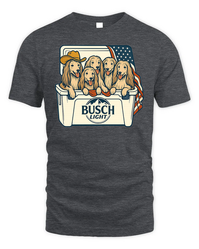 Afghan Hound Patriotic 4Th Of July Funny Beer Dog Cooler