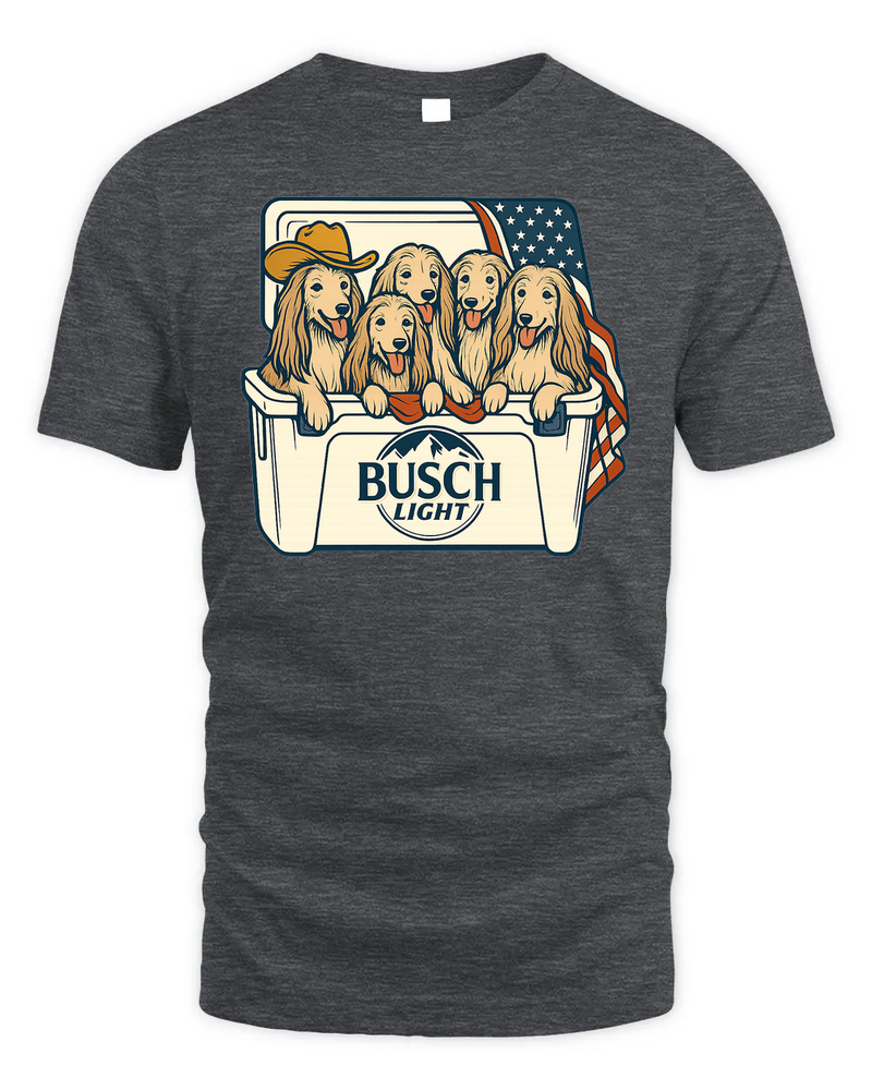 Afghan Hound Patriotic 4Th Of July Funny Beer Dog Cooler