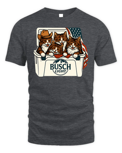 Norwegian Forest Cat Patriotic 4Th Of July Funny Beer Cat Cooler