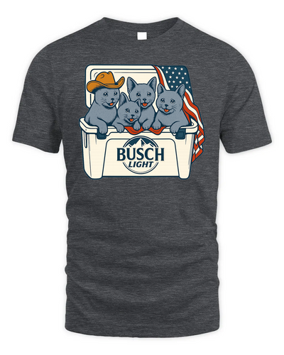 Russian Blue Patriotic 4Th Of July Funny Beer Cat Cooler