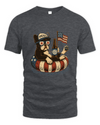 French Bulldog Patriotic Dog Shirt Funny 4Th Of July Floatie Design For Summer Beer Shirt, America Pool Party Shirt, Usa Flag Dog