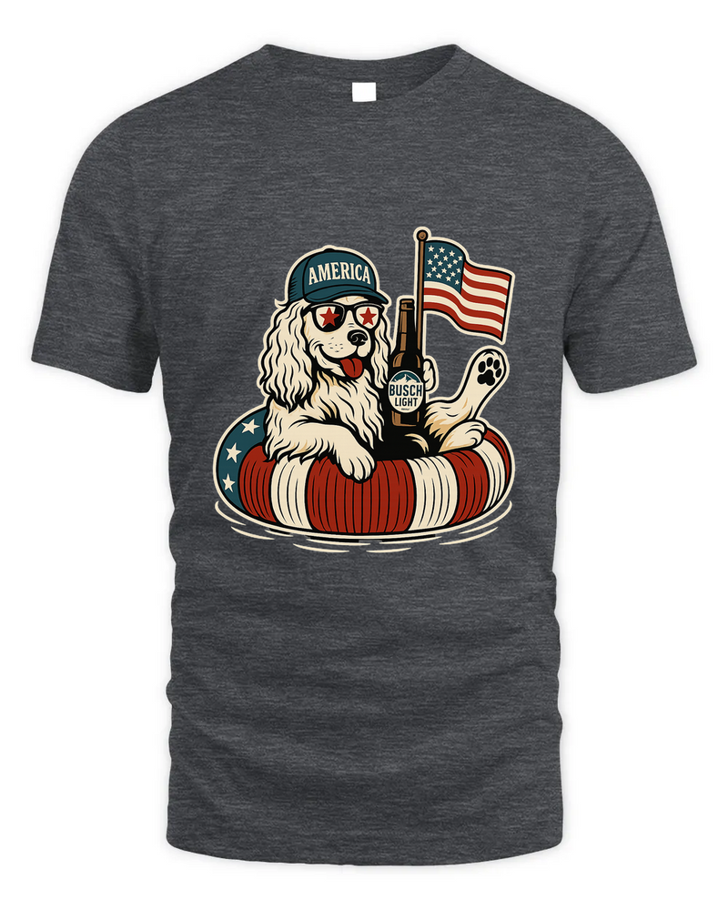 English Cocker Spaniel Shirt Funny 4Th Of July Floatie Design For Summer Beer Shirt, America Pool Party Shirt, Usa Flag Dog