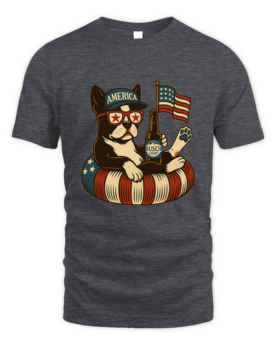 Boston Terrier Patriotic Dog Shirt Funny 4Th Of July Floatie Design For Summer Beer Shirt, America Pool Party Shirt, Usa Flag Dog