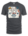 Cornish Rex Cat Patriotic 4Th Of July Funny Beer Cat Cooler