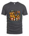 French Labrador Retriever Dog Shirt Funny 4Th Of July Floatie Design For Summer Beer Shirt, America Pool Party Shirt, Usa Flag Dog