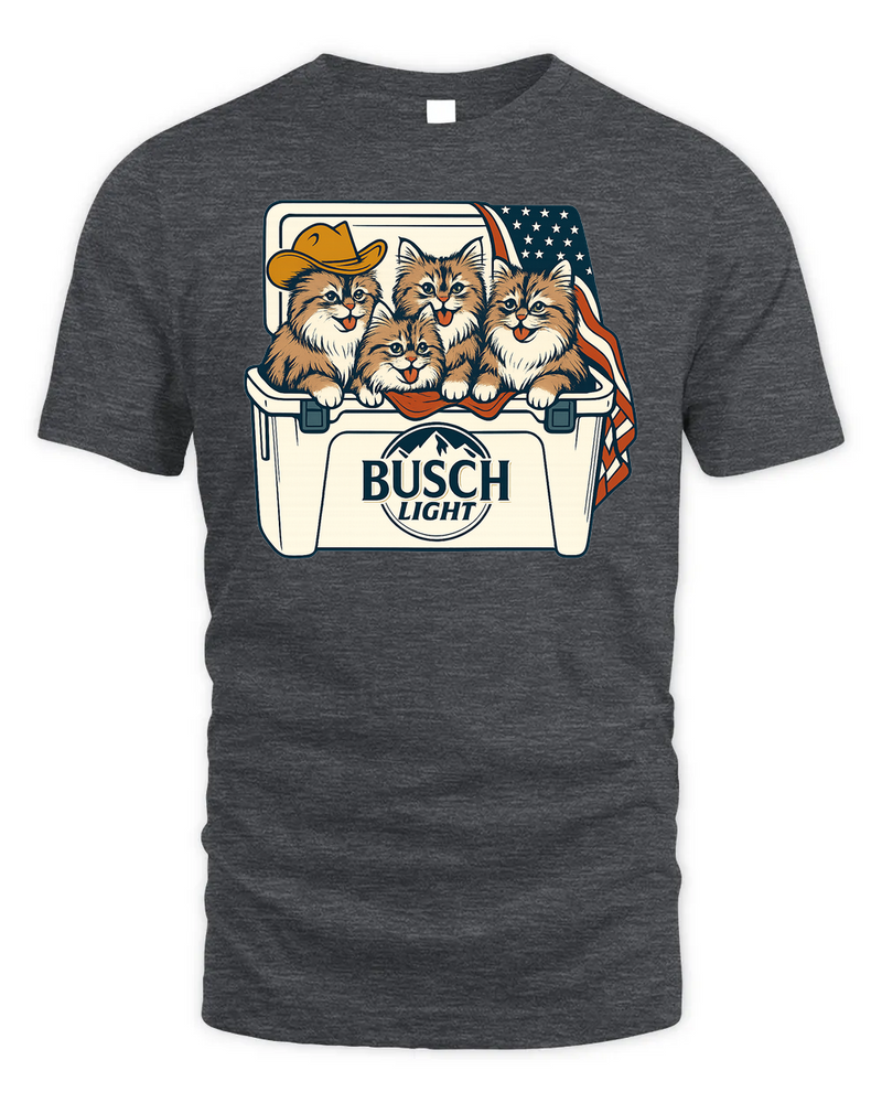 Siberian Cat Patriotic 4Th Of July Funny Beer Cat Cooler