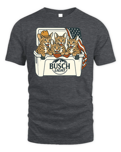 Savannah Cat Patriotic 4Th Of July Funny Beer Cat Cooler