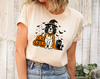 Shetland Sheepdog Halloween Shirt, Spooky Whippet Witch Shirt, Pumpkin Shetland Sheepdog, Halloween Dog Lover Gift