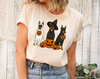 Ghost And Witch Doberman Pinscher Dog Halloween Shirt, Retro Halloween Shirt, Dog Lover Gift, Ghost Dog Tee