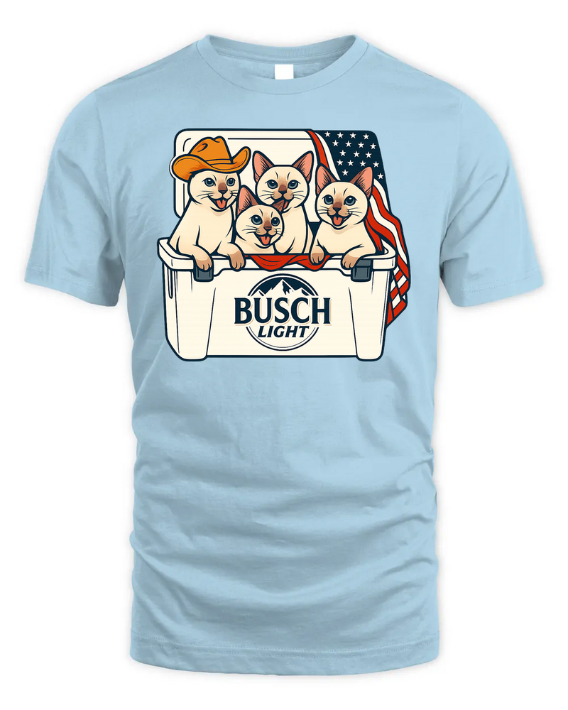 Tonkinese Patriotic 4Th Of July Funny Beer Cat Cooler