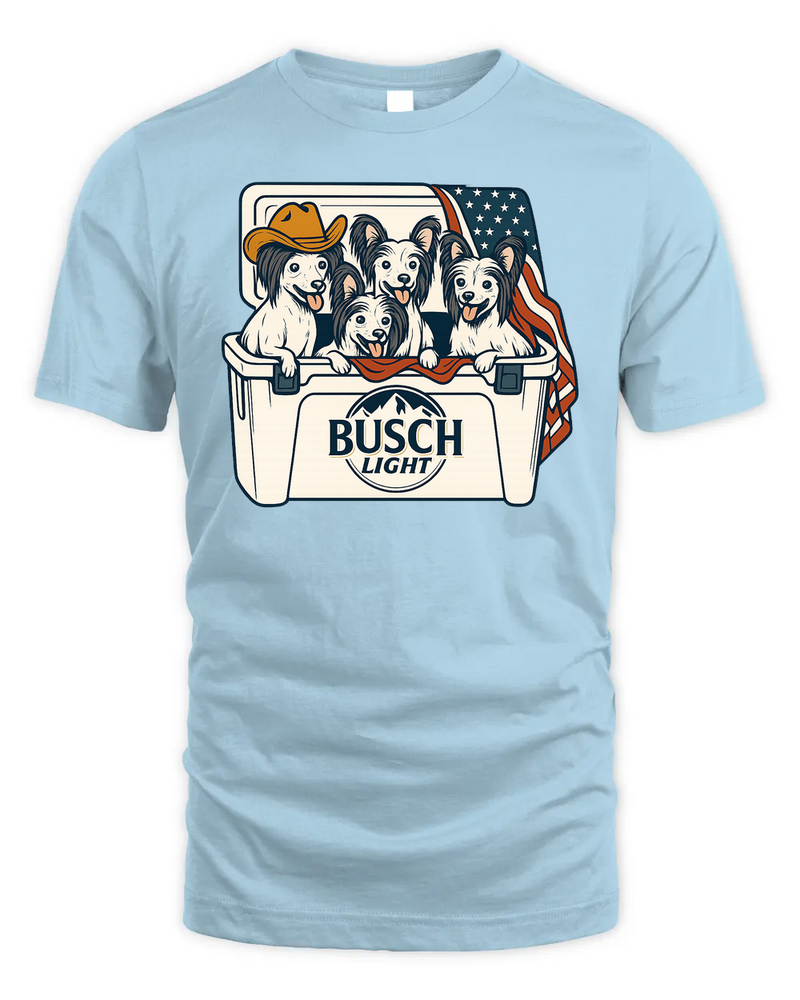 Chinese Crested Patriotic 4Th Of July Funny Beer Dog Cooler