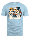 Japanese Bobtail Patriotic 4Th Of July Funny Beer Cat Cooler