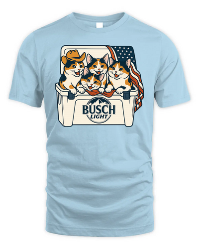 Japanese Bobtail Patriotic 4Th Of July Funny Beer Cat Cooler