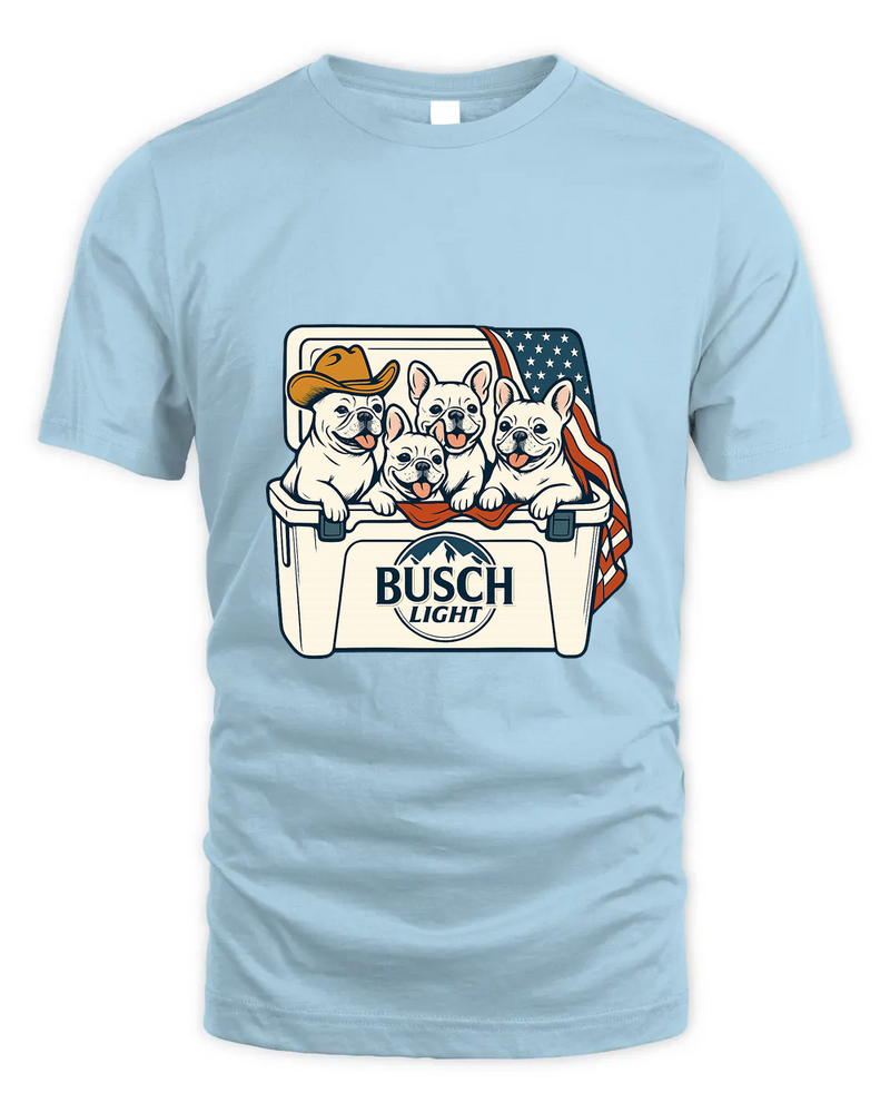 French Bulldog Patriotic 4Th Of July Funny Beer Dog Cooler, Independence Cooler Puppies, Summer 4Th Of Jult Cooler Beer, Dogs In Cooler Shirt