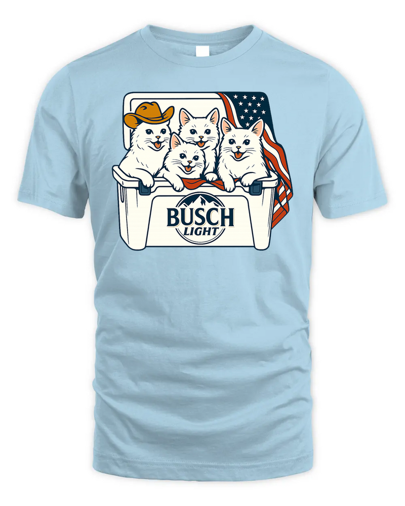 Turkish Angora Patriotic 4Th Of July Funny Beer Cat Cooler