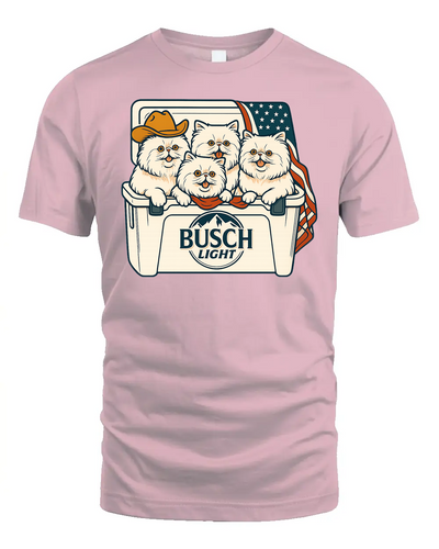 Persian Patriotic 4Th Of July Funny Beer Cat Cooler