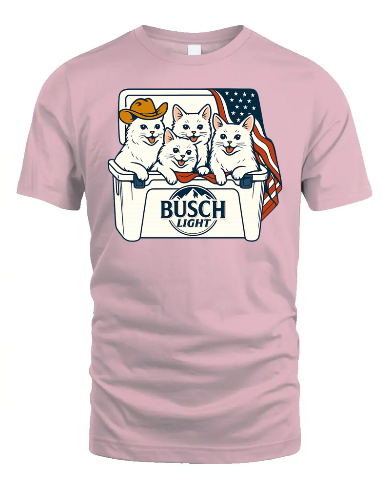 Turkish Angora Patriotic 4Th Of July Funny Beer Cat Cooler