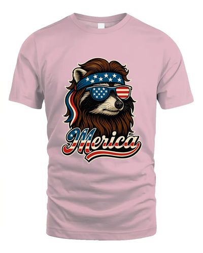 Cool Patriotic Raccoon With Sunglasses Png, Merica 4Th Of July Usa Shirt, American Flag Bandana Feral Animals Shirt, Funny Retro Independence Day Shirt