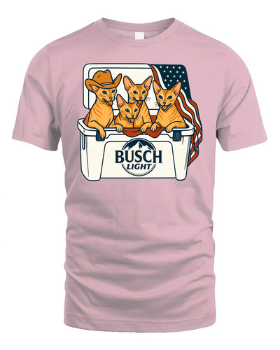 Oriental Patriotic 4Th Of July Funny Beer Cat Cooler